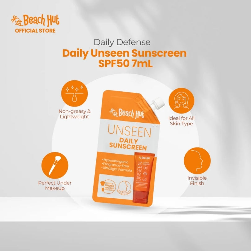 Beach Hut Daily Unseen SPF50+ Sunscreen