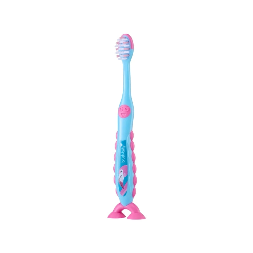 Brush-Baby FlossBrush (3-6 Years)(Fabio Flamingo)