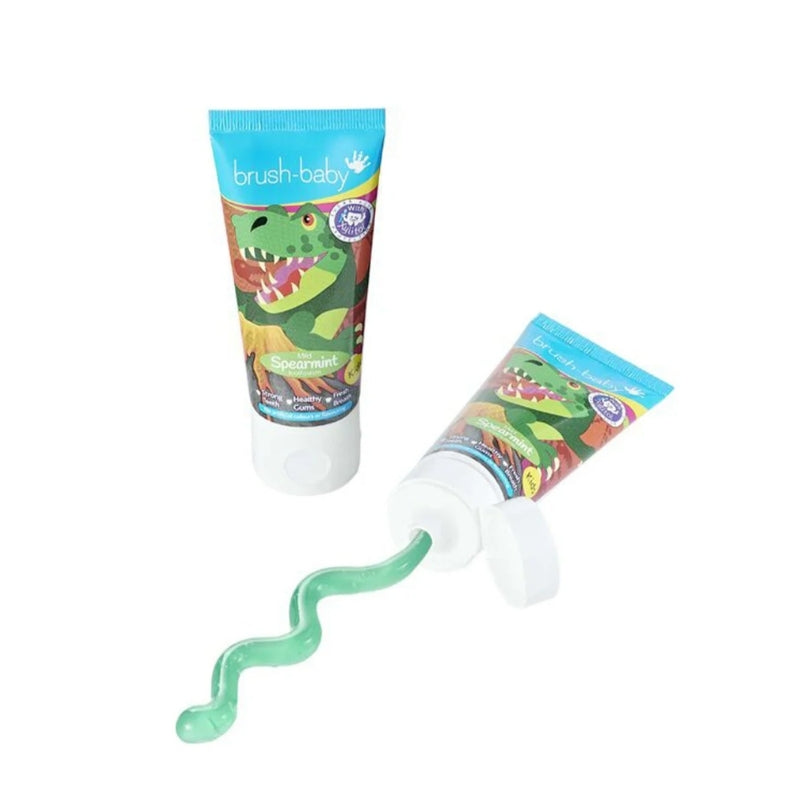 Brush-Baby Kids Toothpaste(Mild Spearmint Dinosaur)