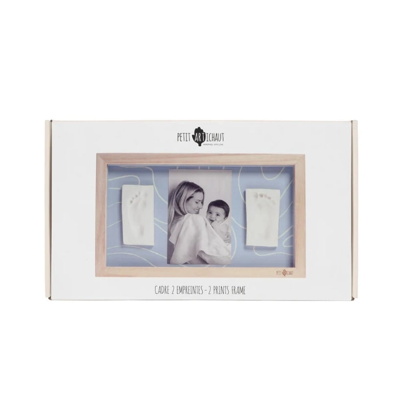 Petit Artichaut 2 Print Frame- Blue Abstract