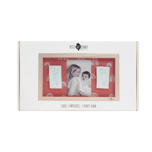 Petit Artichaut 2 Print Frame- Rainbow Terracotta