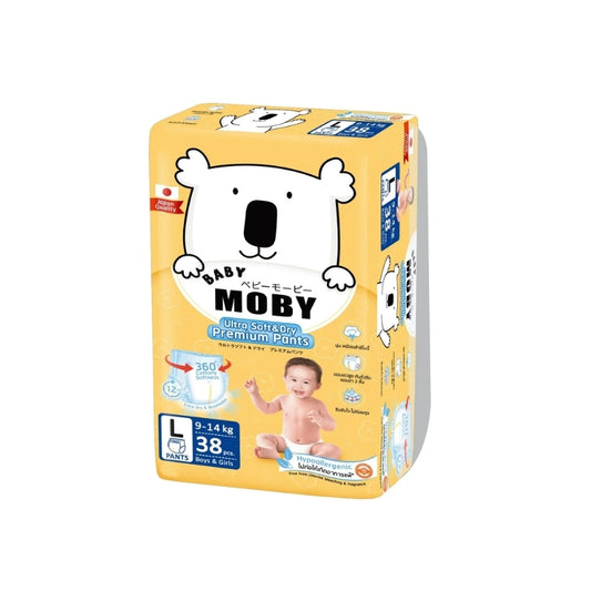 Moby Ultra Soft & Dry Premium Diaper- Large