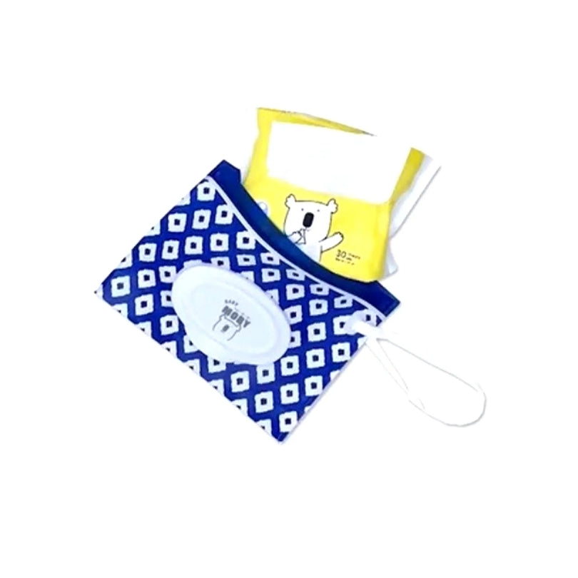 Baby Moby Dry Wipes Pouch - Green