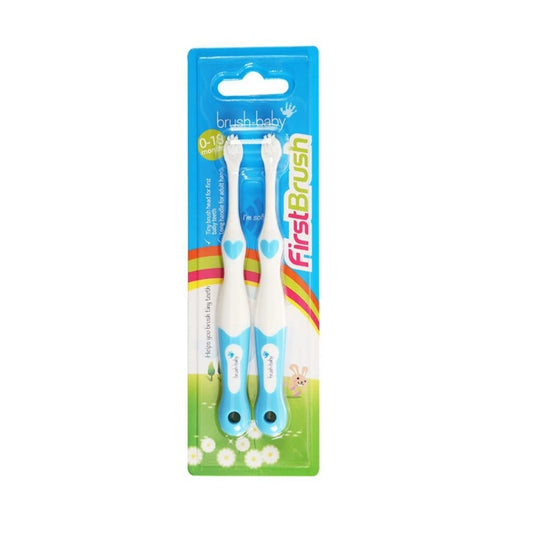 Brush-Baby FirstBrush 2 Pack(Blue)