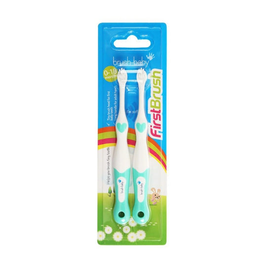 Brush-Baby FirstBrush 2 Pack(Teal)