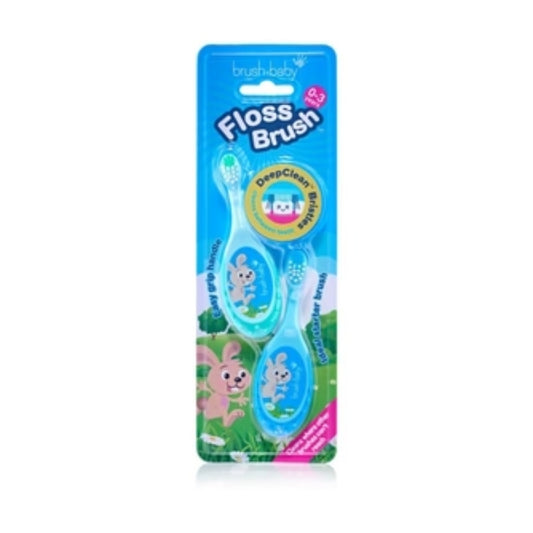 Brush-Baby FlossBrush 2-pack 0-3 years