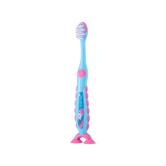 Brush-Baby FlossBrush (3-6 Years)(Fabio Flamingo)