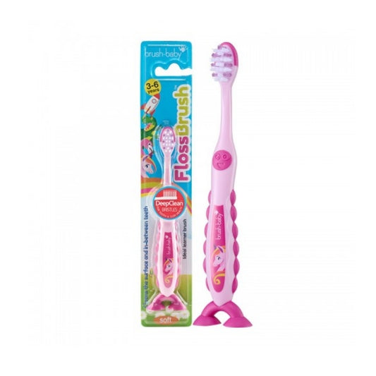 Brush-Baby FlossBrush (3-6 Years)(Flossy Unicorn)