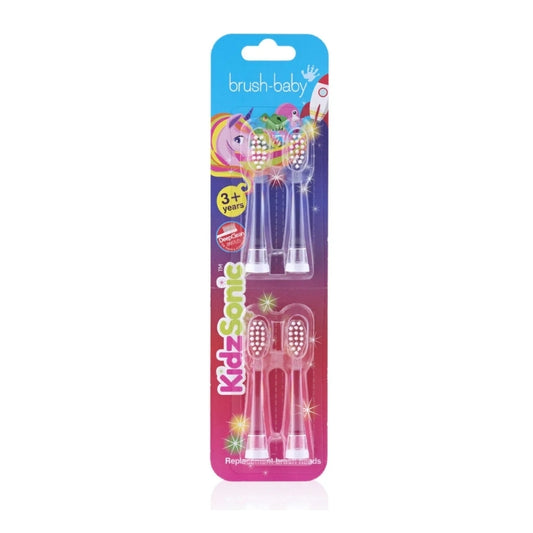 Brush-Baby KidzSonic Replacement Heads 4 Pack