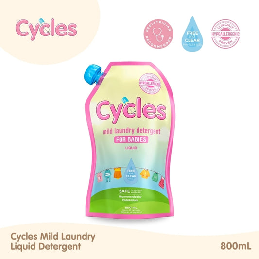 Cycles Liquid Detergent 800ml Refill