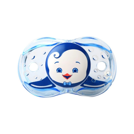 RaZbaby Keep-It-Kleen Pacifiers Blue Penguin