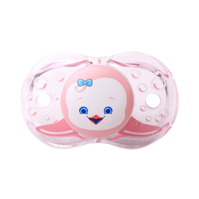 RaZbaby Keep-It-Kleen Pacifiers Reilly Pink Penguin