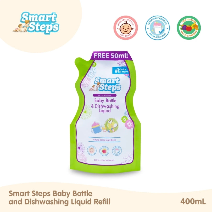 Smart Steps Baby Bottle and Dishwashing Liquid Refill Pack