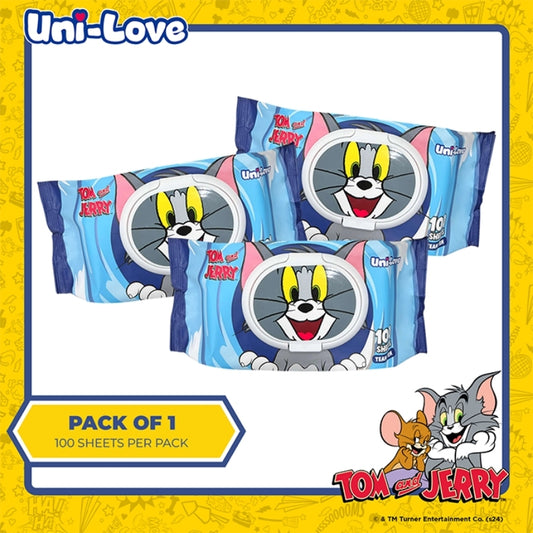 Uni-Love Tom and jerry wipes 100’s